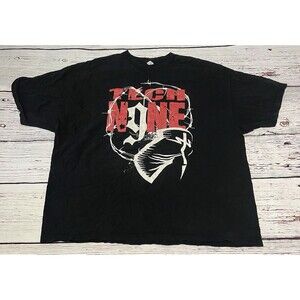Tech N9ne Strange Music T Shirt Mask Outline Design Graphic Size 3XL XXXL Rap